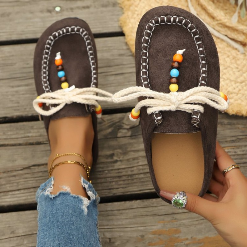 Ethnic Fashion For Women - Dames 2026 Nieuwe Slip-On Loafers Zachte