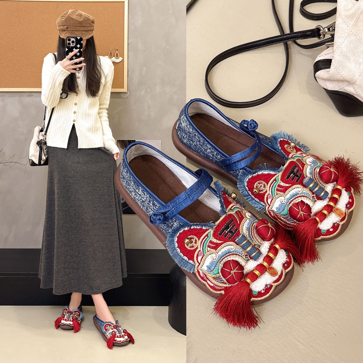 Lente/Herfst Dames Retro etnis - Ethnic Fashion House recensie en prijs