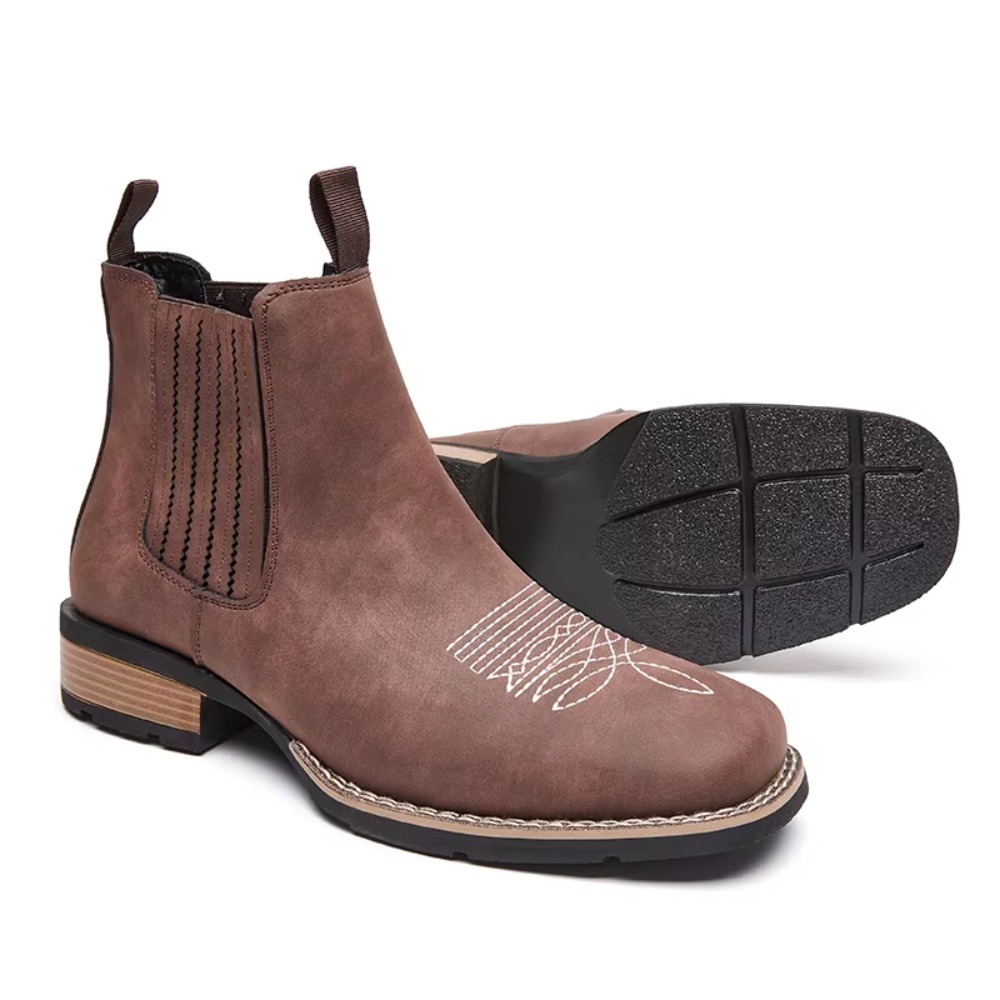 Heren cowboyboots met brede ne - The Ethnic Fashion recensie en prijs
