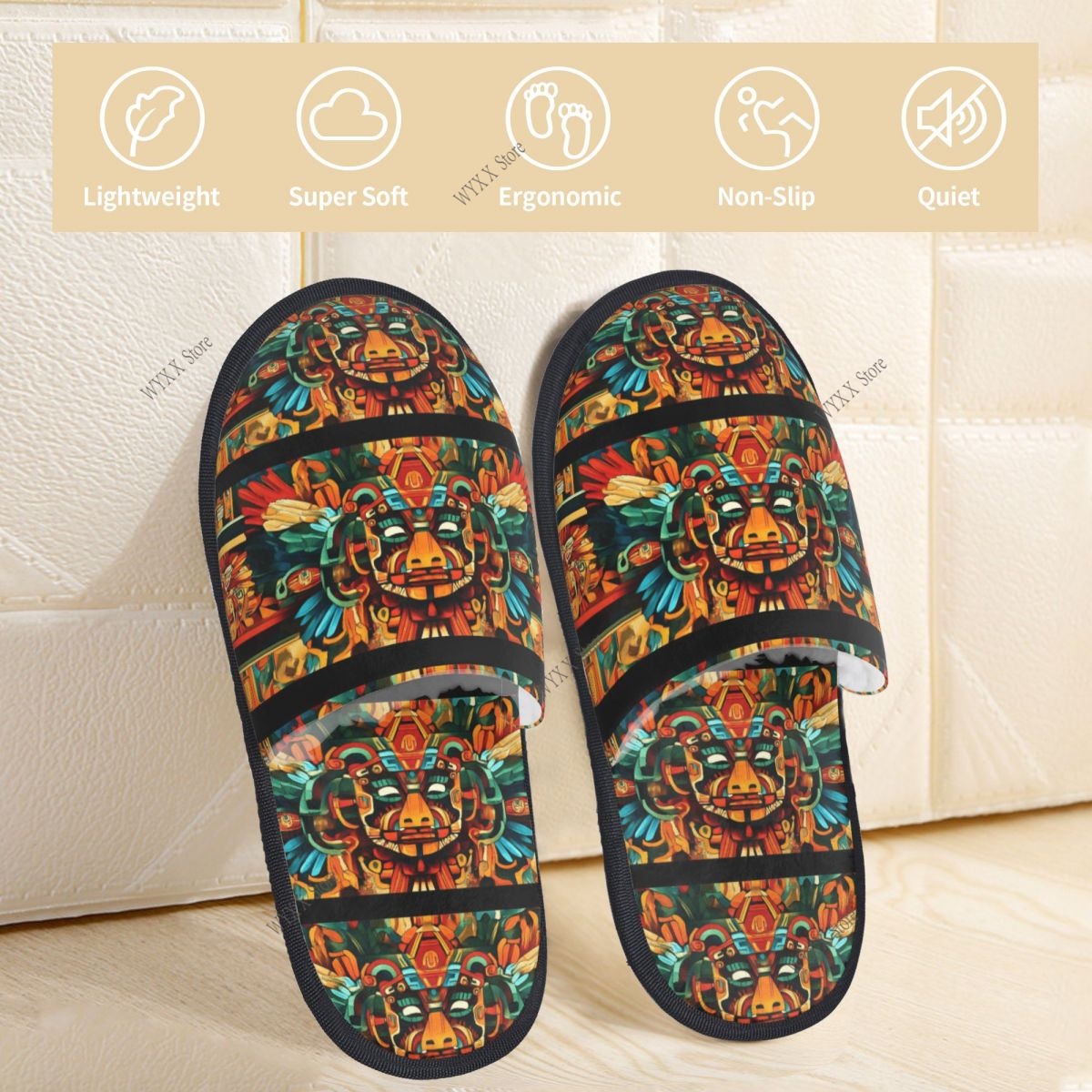 Bont pantoffel voor dames here - Ethnic Fashion House recensie en prijs