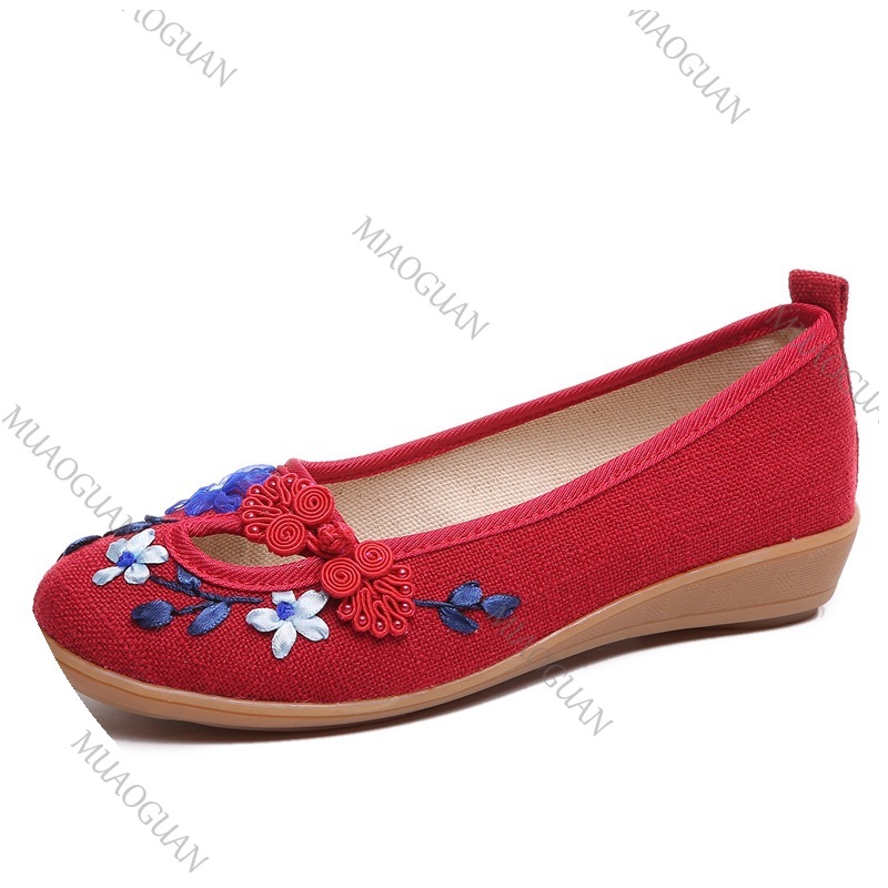 Geborduurde dames comfort wedg - The Ethnic Fashion recensie en prijs